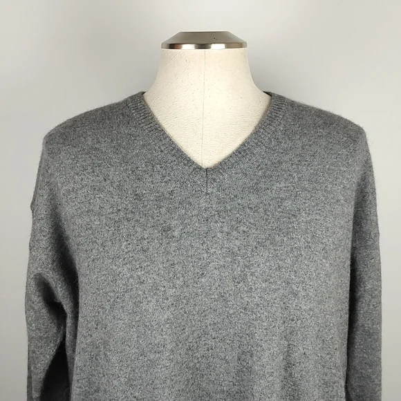 EUC 90s Angora Wool Made in Italy of Benetton Long Baggy Sweater Size Large - Picture 4 of 12